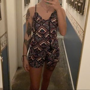Patterned Romper